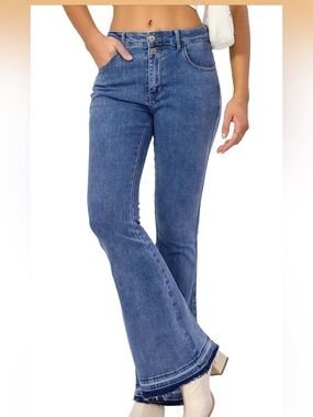 Women’s Vipones High rise Flared Jeans - Blue Denim